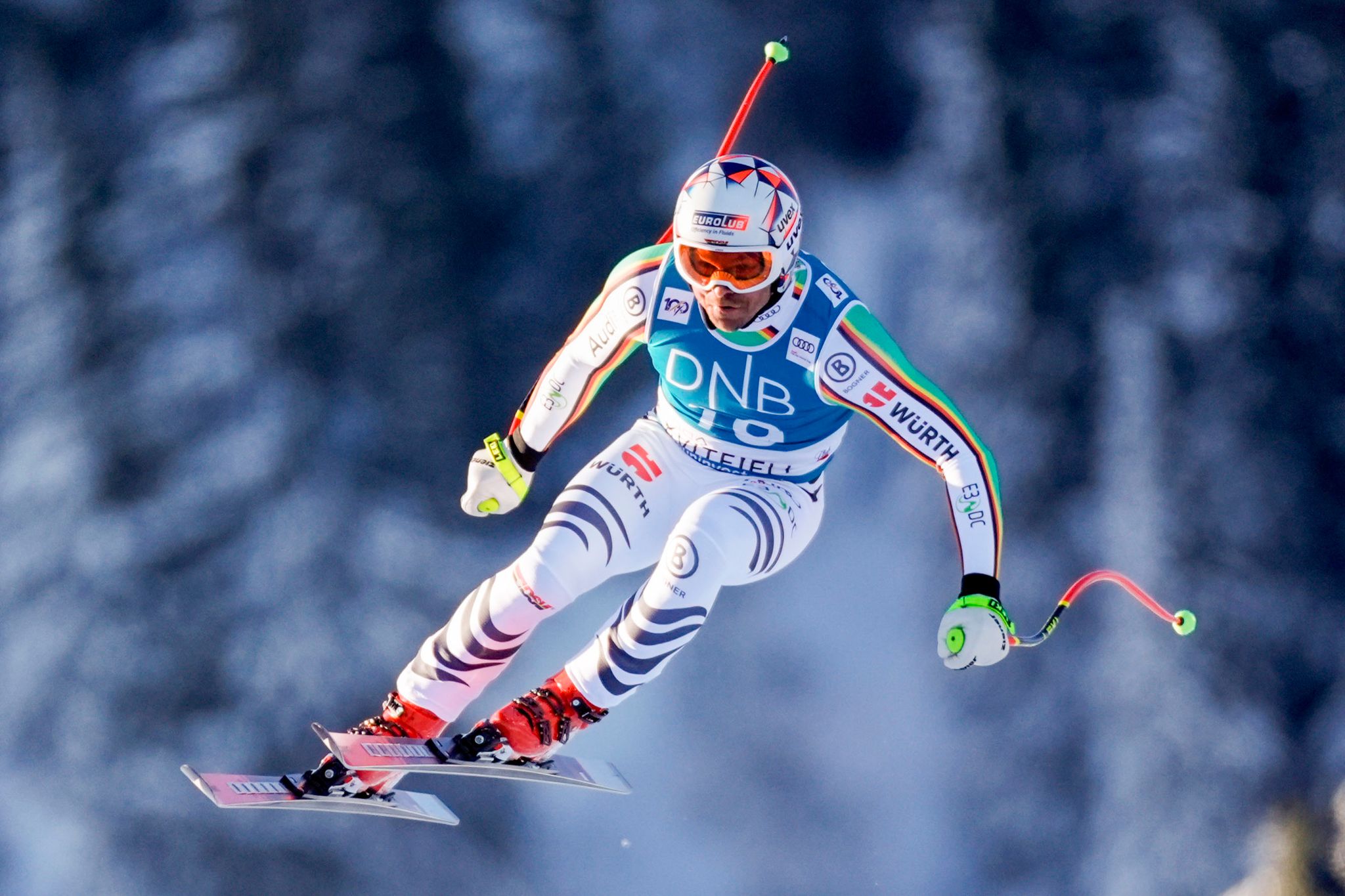 Deutsche Abfahrer weit zurück – Schweizer Hintermann siegt