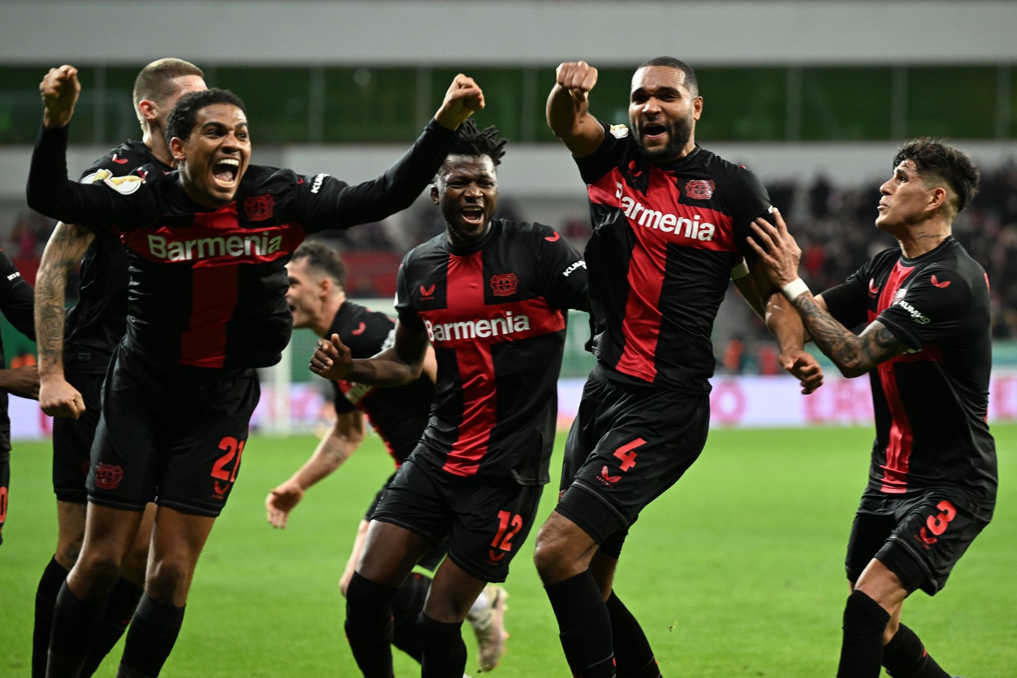 Bayer Leverkusen auf dem Weg zum Pokalsieg