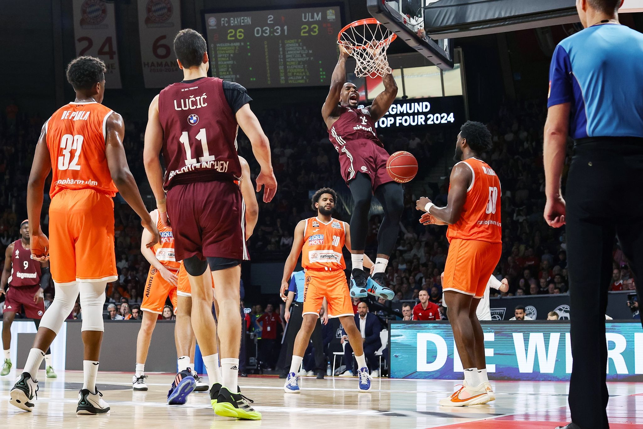 Bayern München verteidigt erfolgreich den Pokal der Basketball-Bundesliga