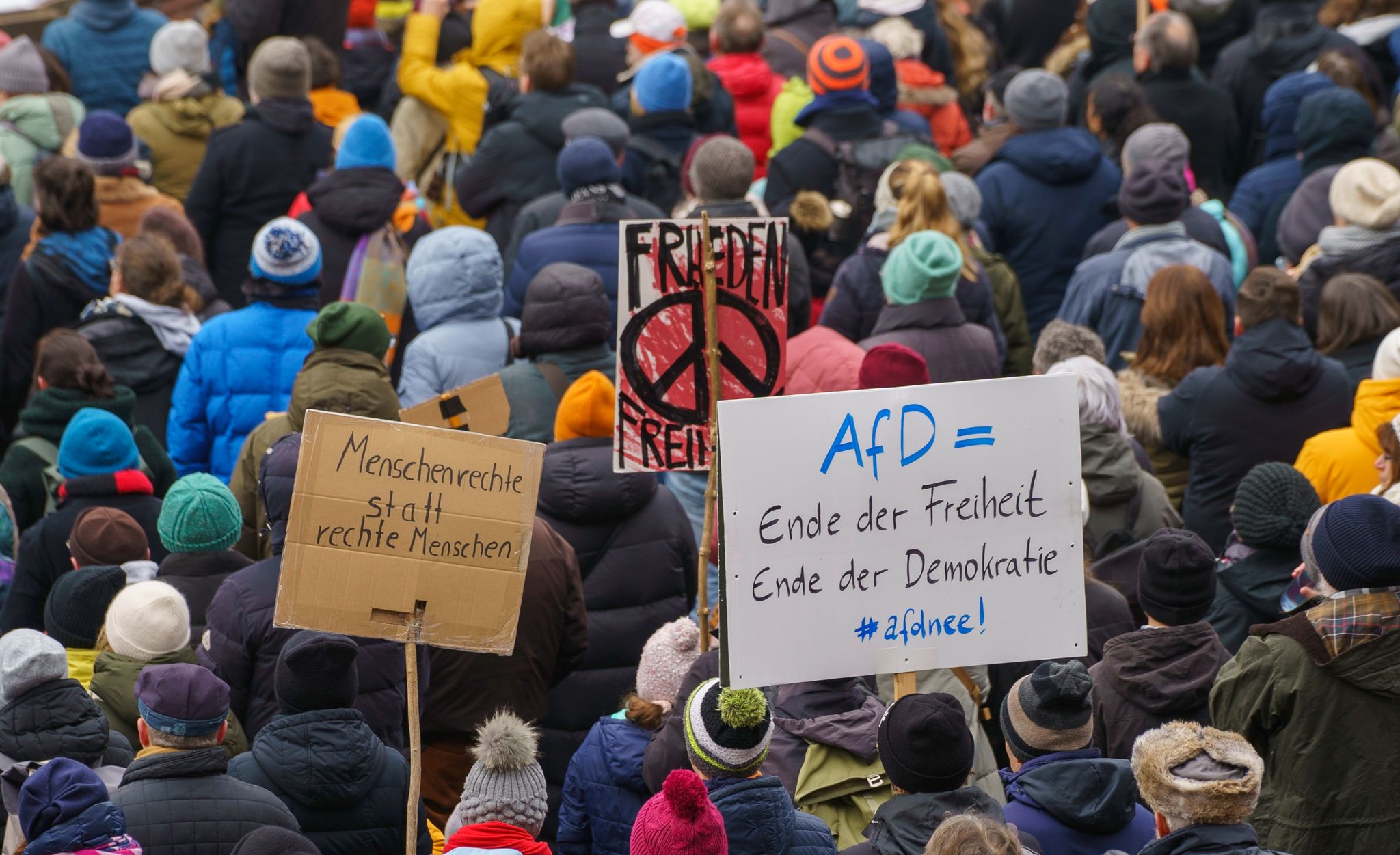 Große Proteste gegen AfD-Veranstaltungen in Rheinland-Pfalz