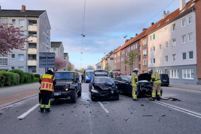Bremerhaven: Verkehrsunfall auf der Georgstraße