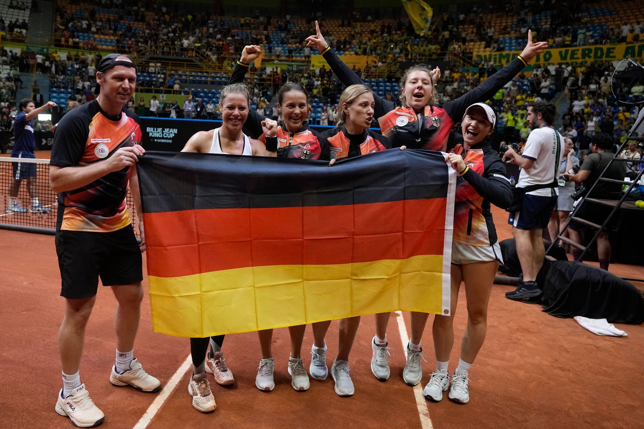 Deutschland siegt beim Billie Jean King Cup gegen Brasilien
