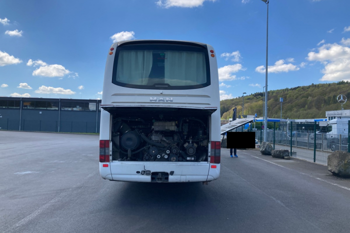 Bad Hersfeld: Reisebus auf der A7 gestoppt