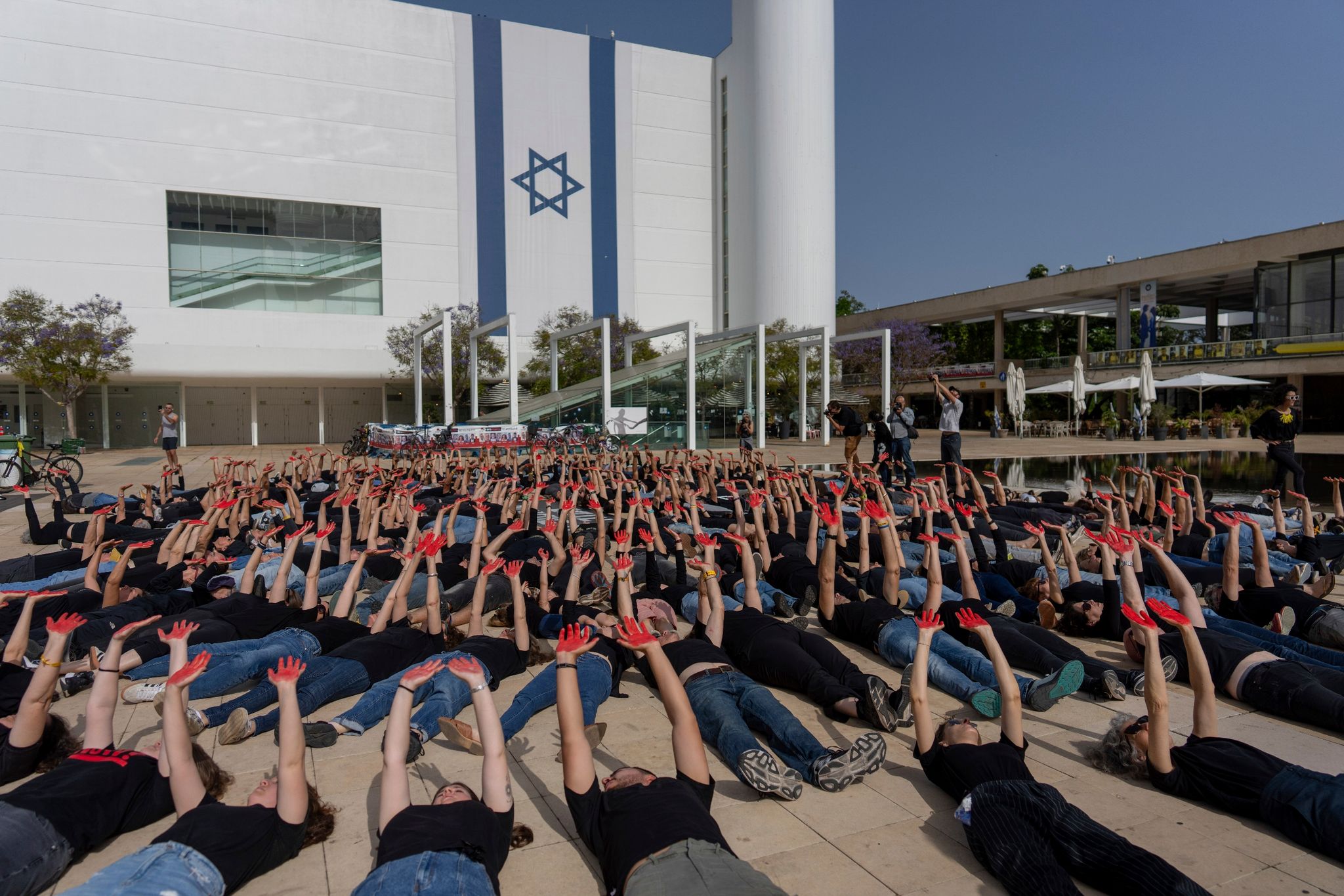 Protest in Tel Aviv für verschleppte Geiseln aus Israel