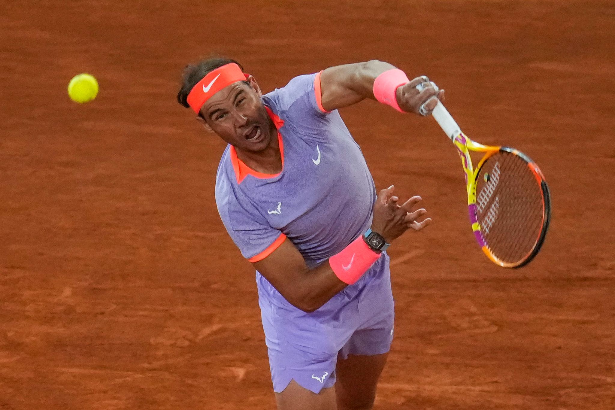 Spanischer Tennisstar Rafael Nadal zeigt aufsteigende Form vor den French Open