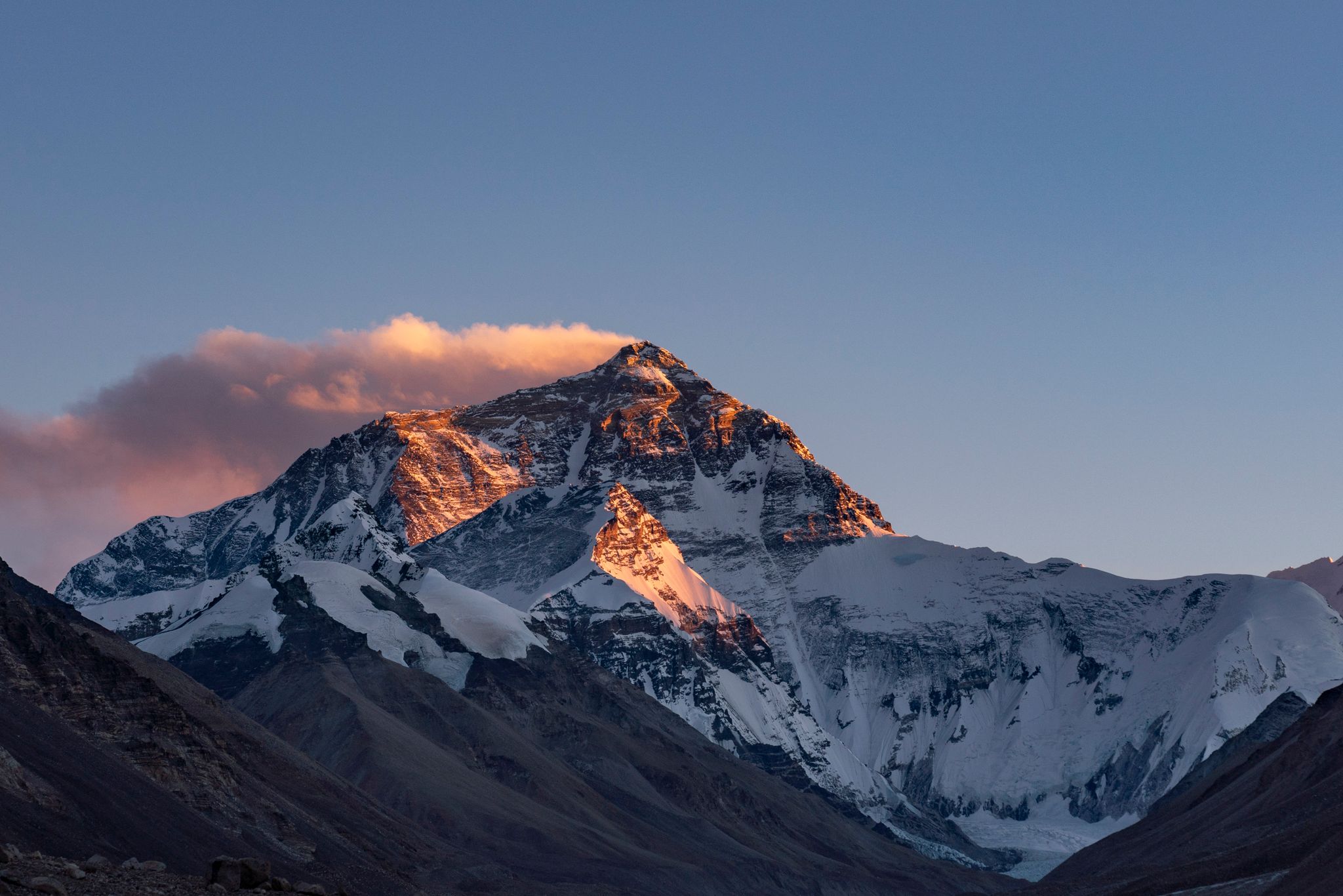 Zwei Bergsteiger vermisst auf dem Mount Everest