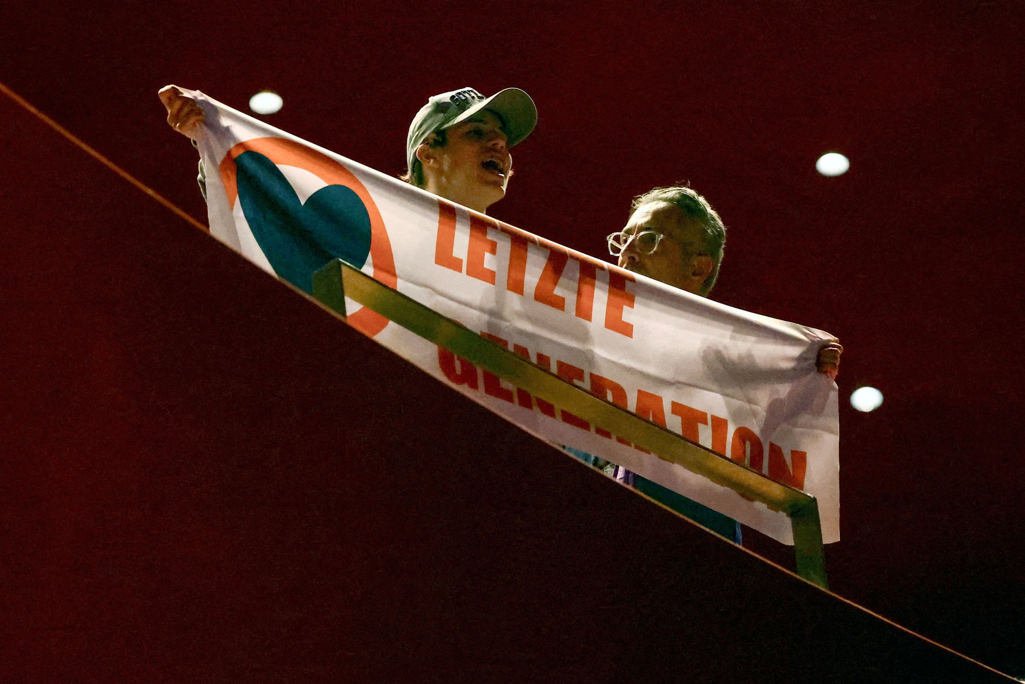 Klimaaktivisten stören Auftritt von Scholz in Erfurt