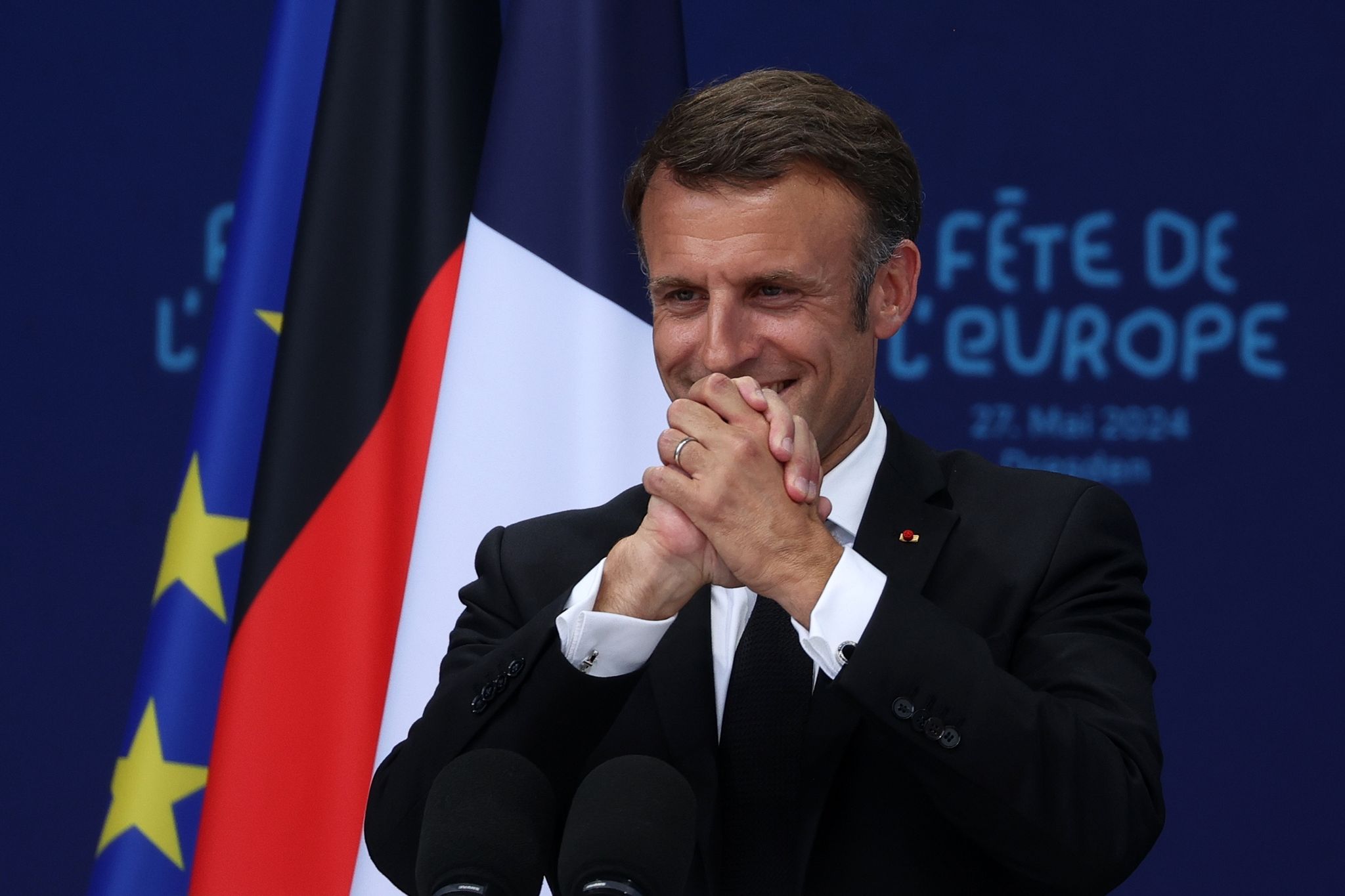 Macron wirbt für starkes souveränes Europa