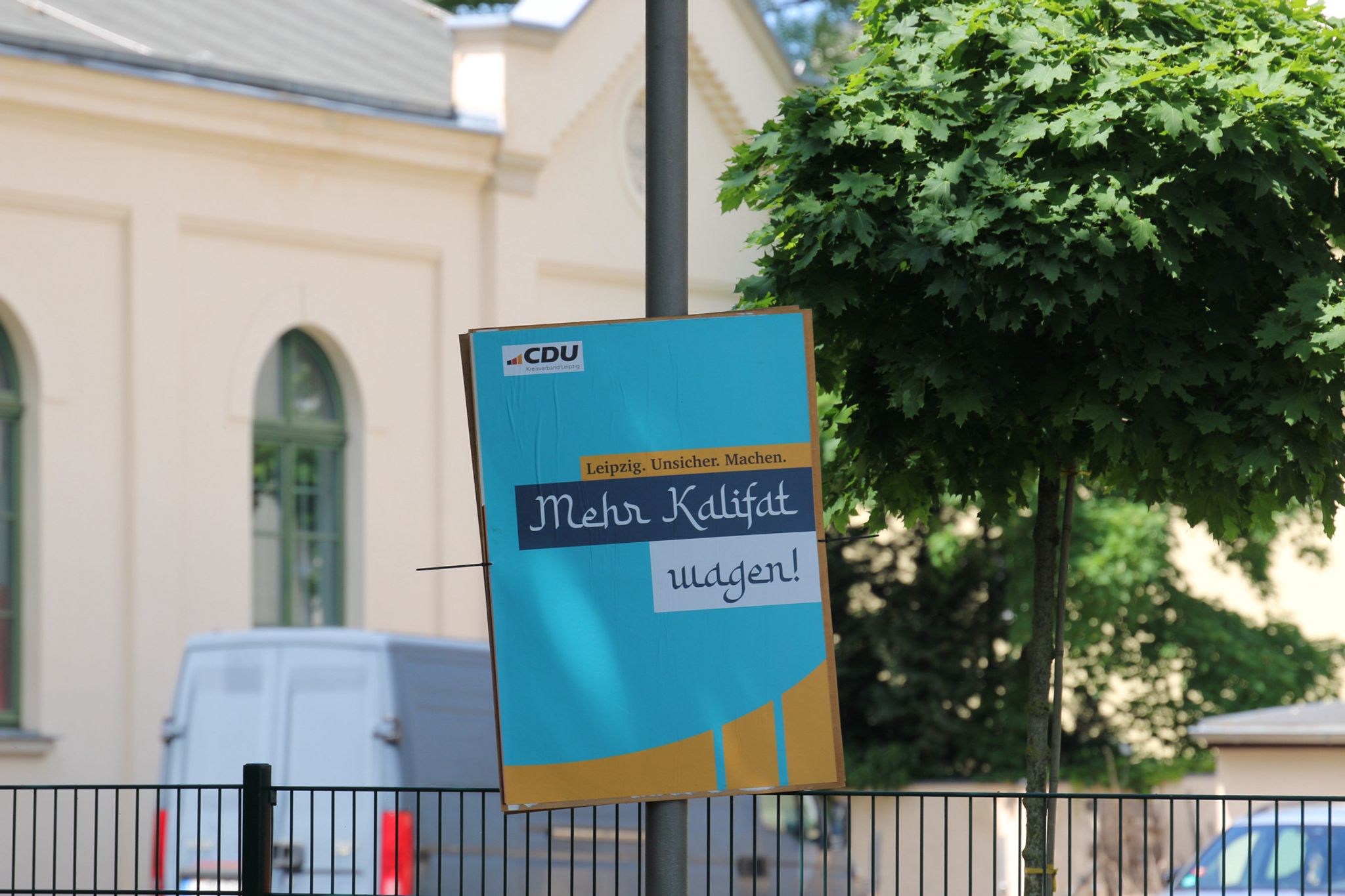 Staatsschutz ermittelt zu gefälschten CDU-Wahlplakaten