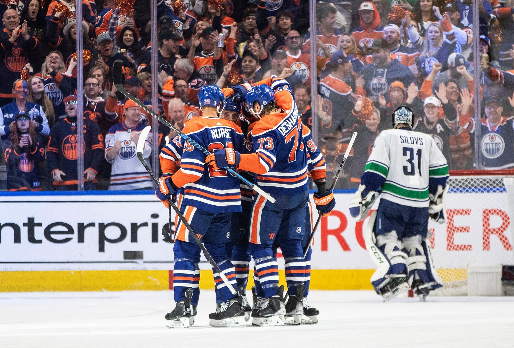 Edmonton Oilers erzwingen Entscheidungsspiel gegen Vancouver Canucks