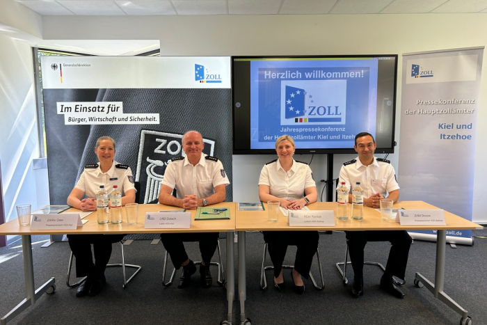 Kiel: Zoll in Schleswig-Holstein zieht Bilanz für 2023