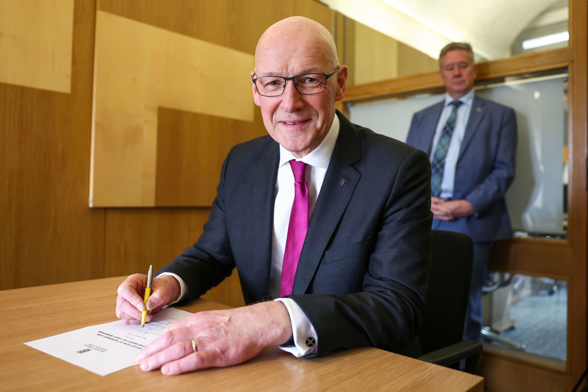 John Swinney wird neuer Regierungschef von Schottland