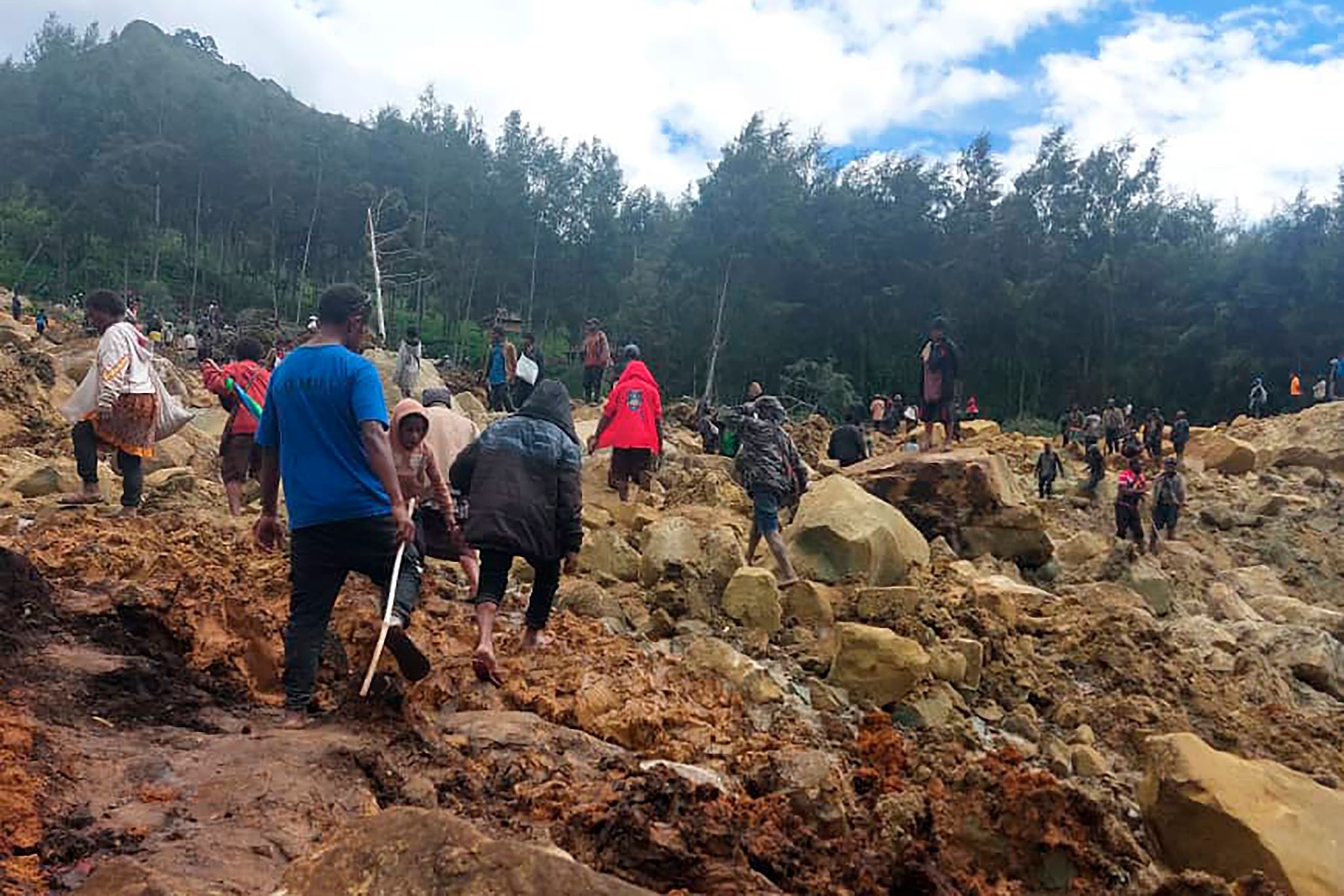 Hunderte Tote nach Erdrutsch in Papua-Neuguinea befürchtet