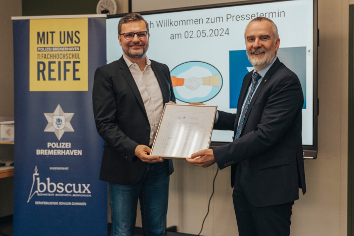 Freie Hansestadt Bremen: Langzeitpraktikum bei der Polizei Bremerhaven für Fachhochschulreife