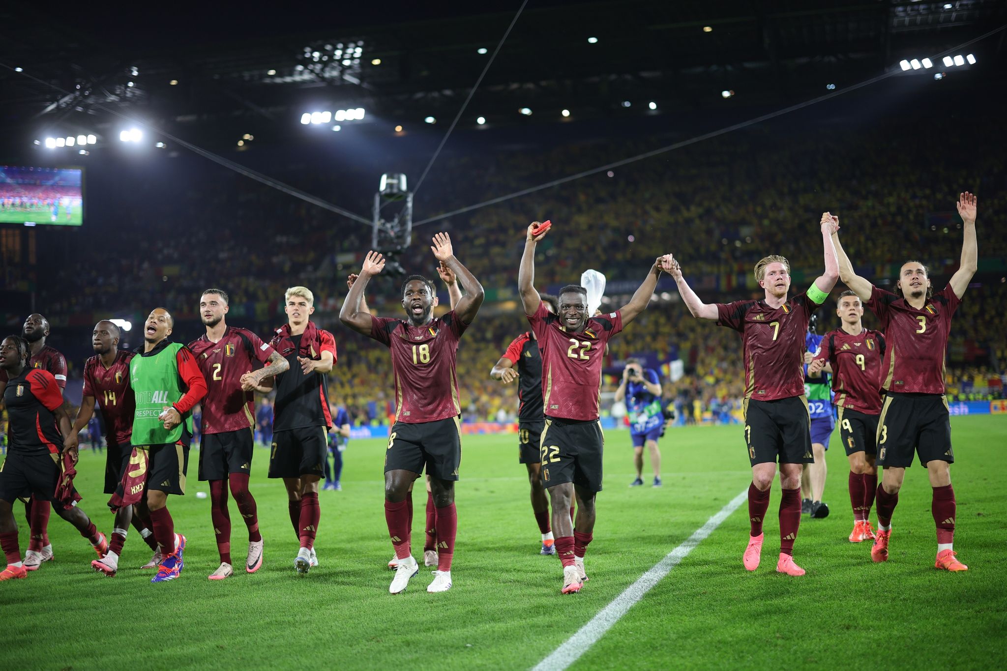 Belgien siegt gegen Rumänien und träumt vom EM-Triumph