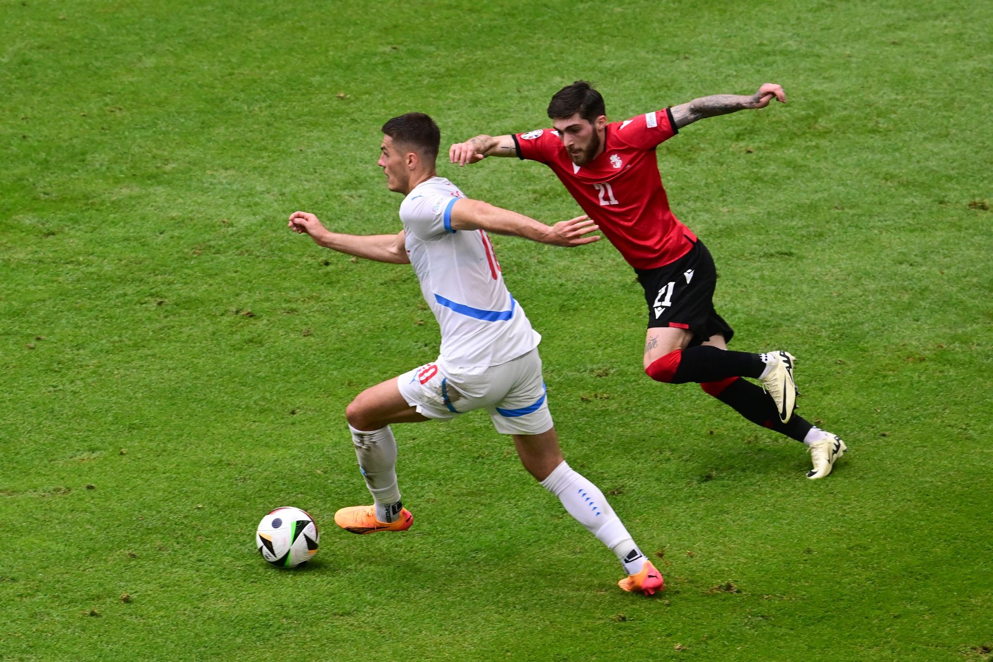 EM-Neuling Georgien holt ersten Punkt – 1:1 gegen Tschechien