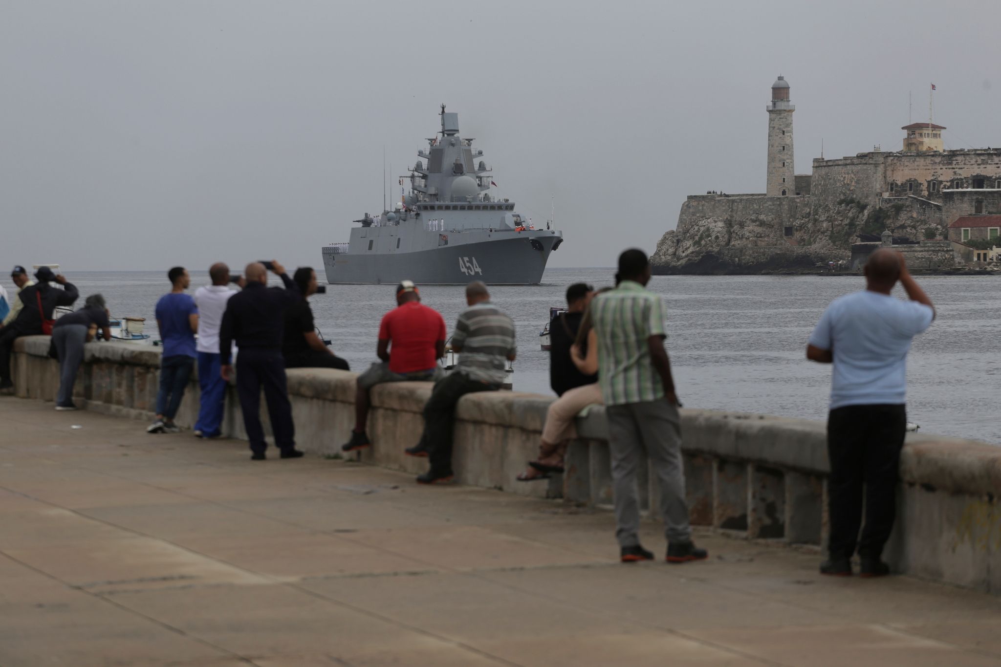 Russische Marineschiffe in Havanna eingetroffen