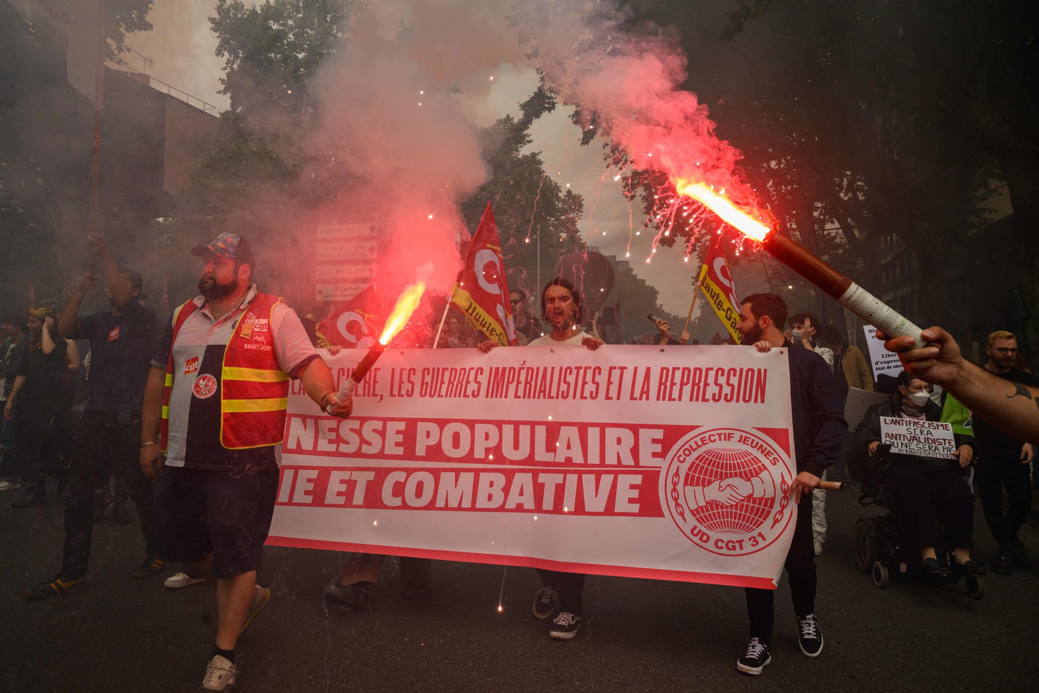 Massenproteste gegen rechts in Frankreich