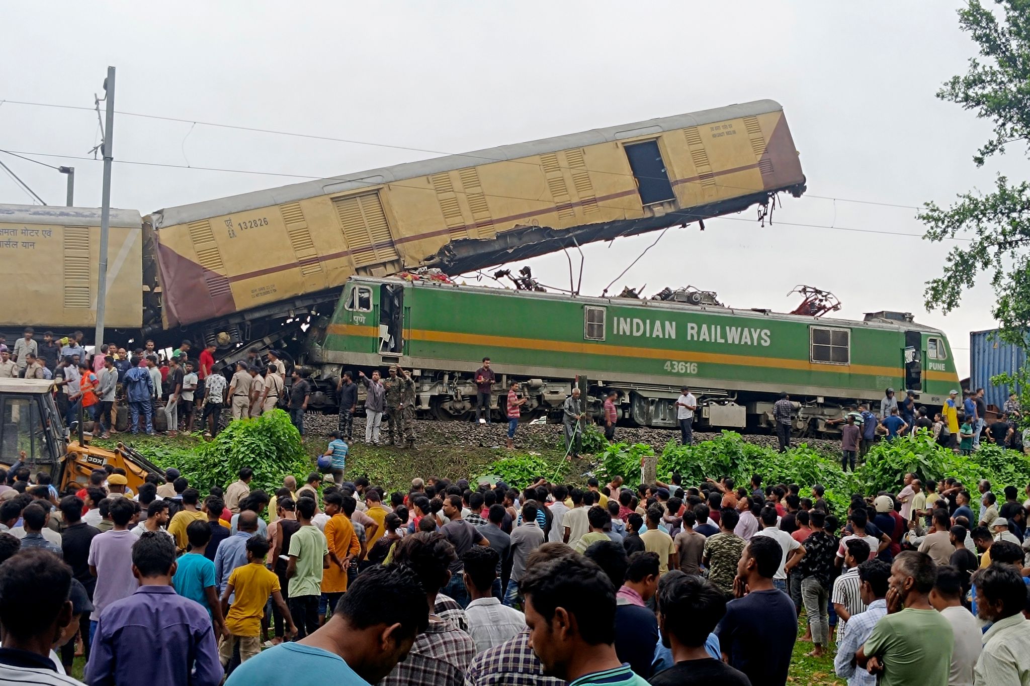 Mindestens 15 Tote bei Zugunglück in Indien