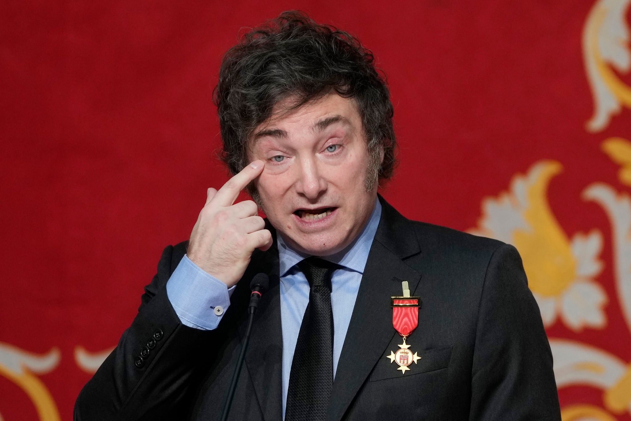 Argentiniens Präsident Javier Milei wird in Hamburg geehrt