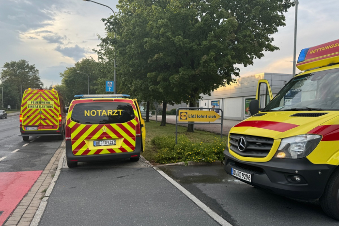 Klotzsche: Schweres Gewitter in Dresden