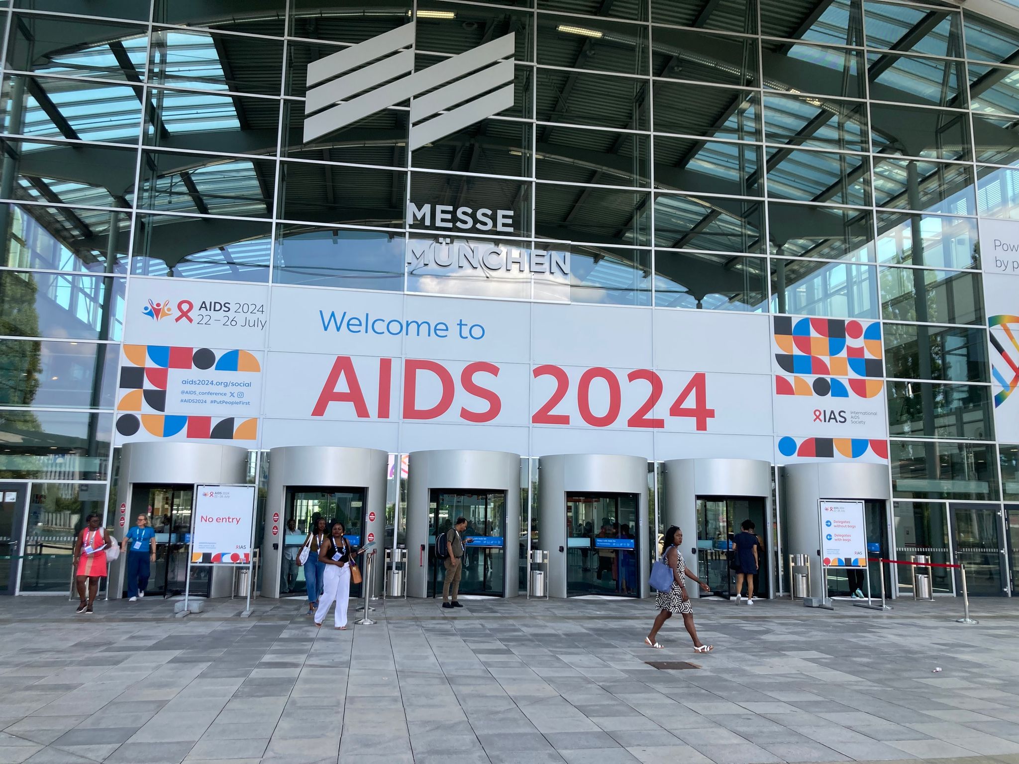 Aids-Konferenz in München – Eröffnung mit Scholz