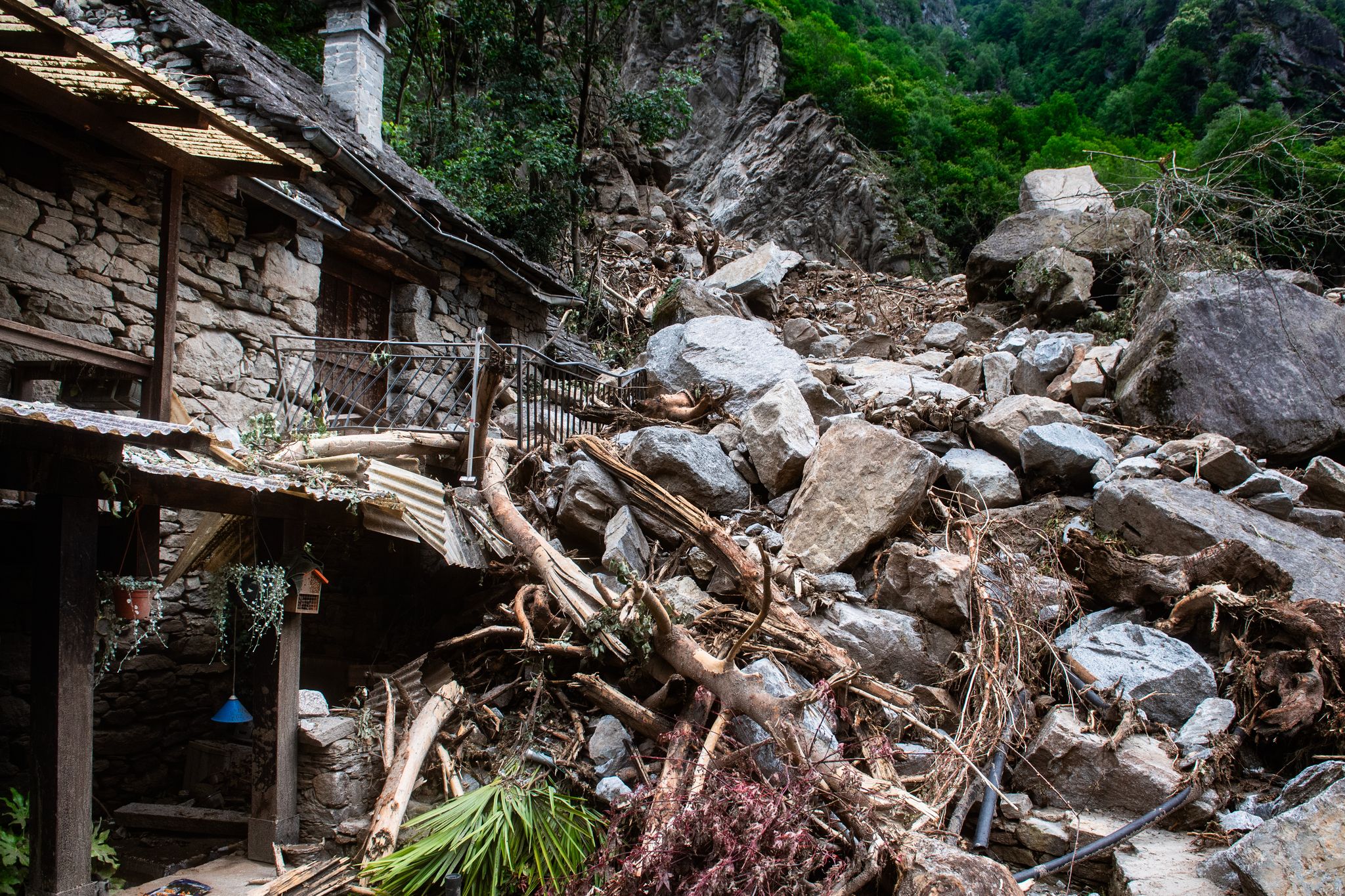 Gefahr im Tessin: Evakuierung nach Unwetterwarnung