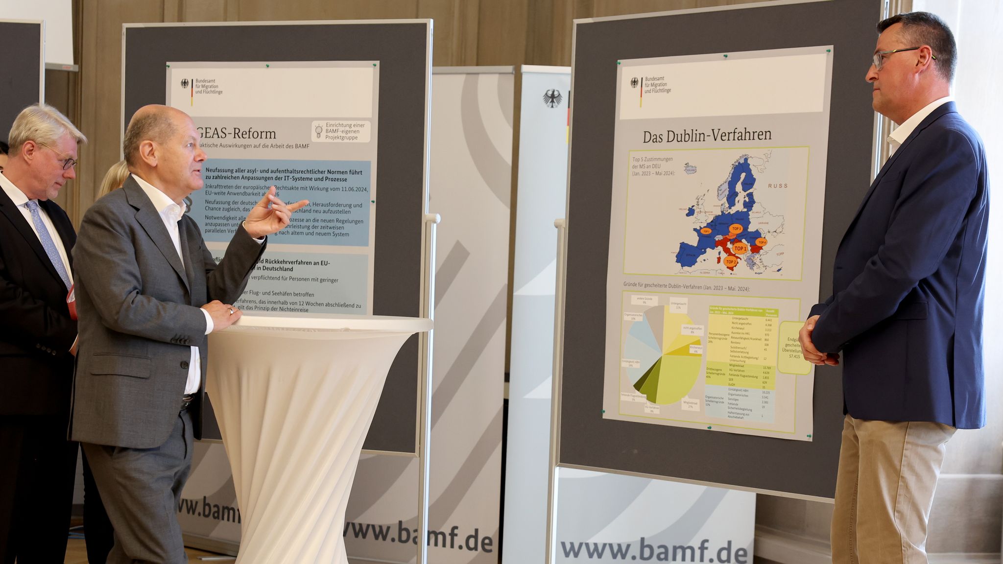 Olaf Scholz fordert mehr Tempo bei Asylanträgen