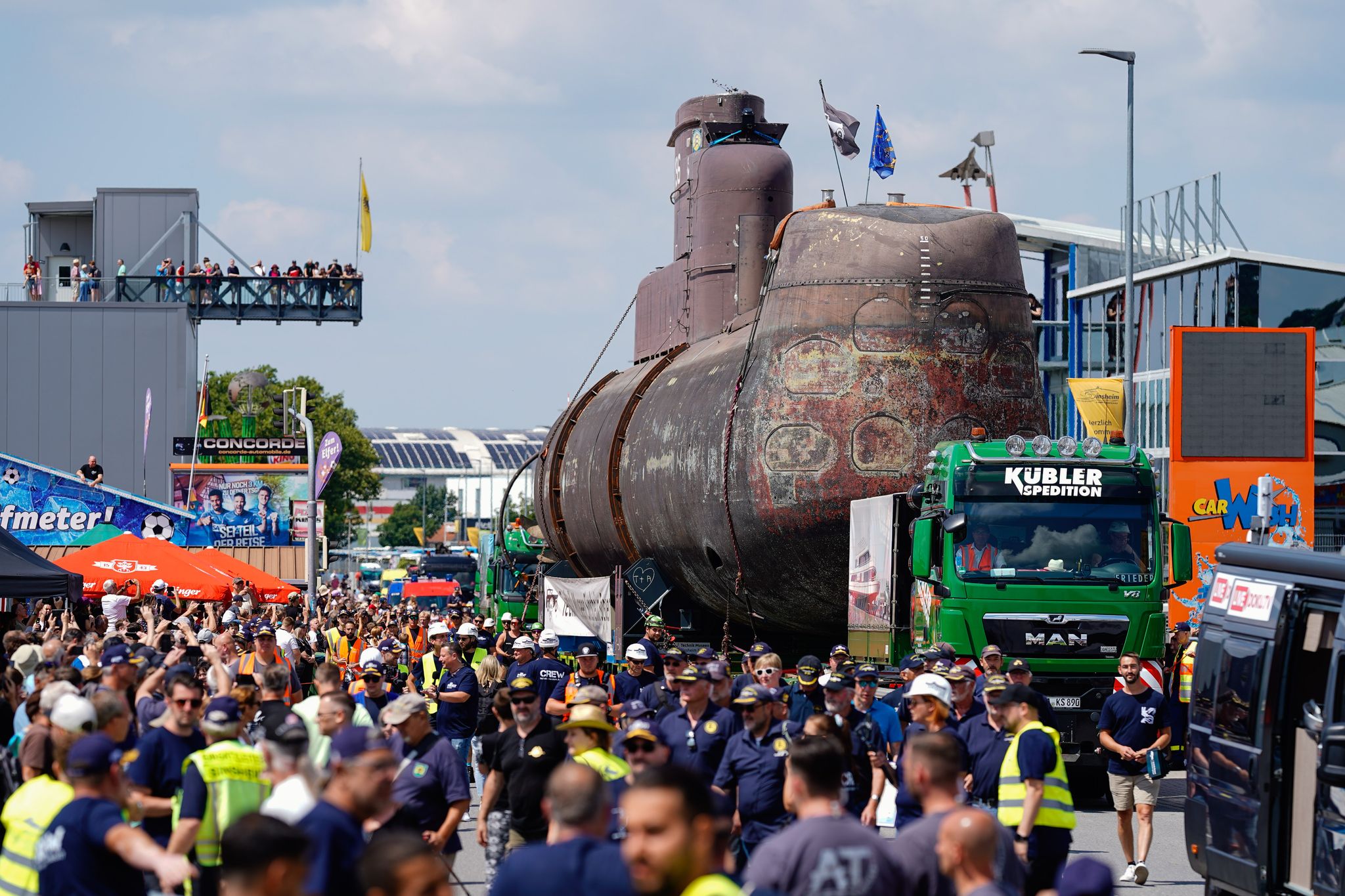 U-Boot auf Landgang – U17 findet Liegeplatz im Museum