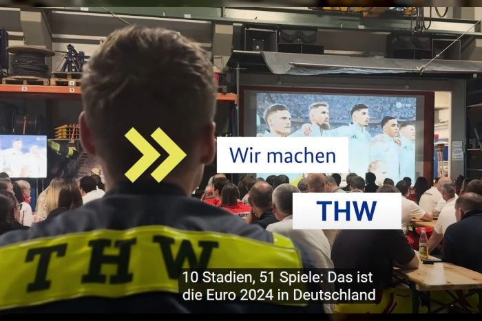Neuss: THW-Bereitschaft bei EURO 2024