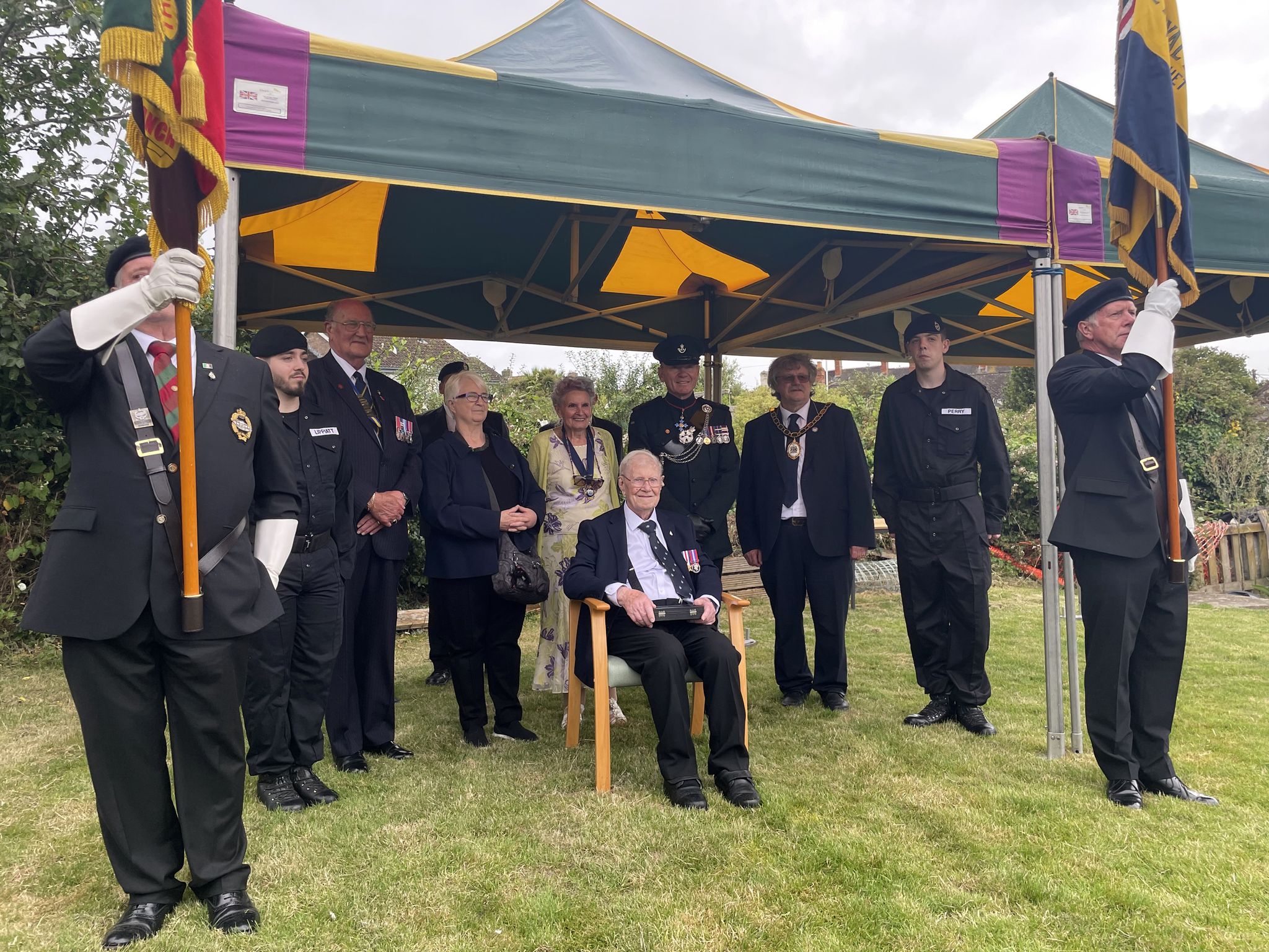 Späte Ehrung für britischen Veteranen