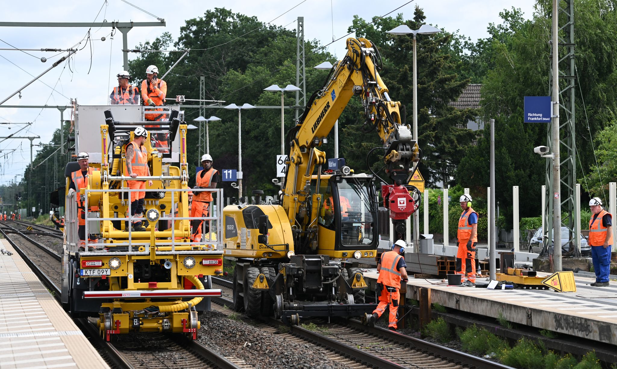 Ersatzverkehr auf der Riedbahn gut angelaufen