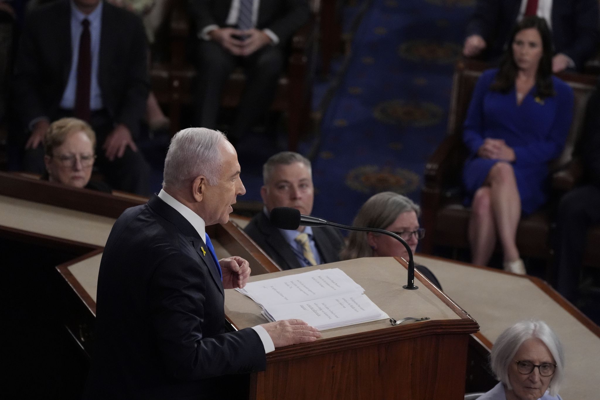Geisel-Familien: Netanjahus US-Rede ist politisches Theater