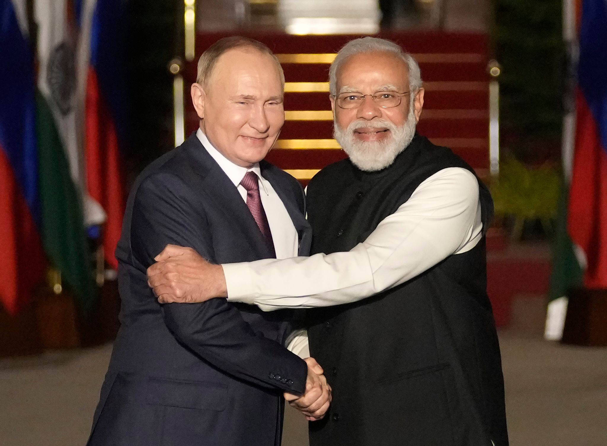 Indiens Premier Modi trifft Putin