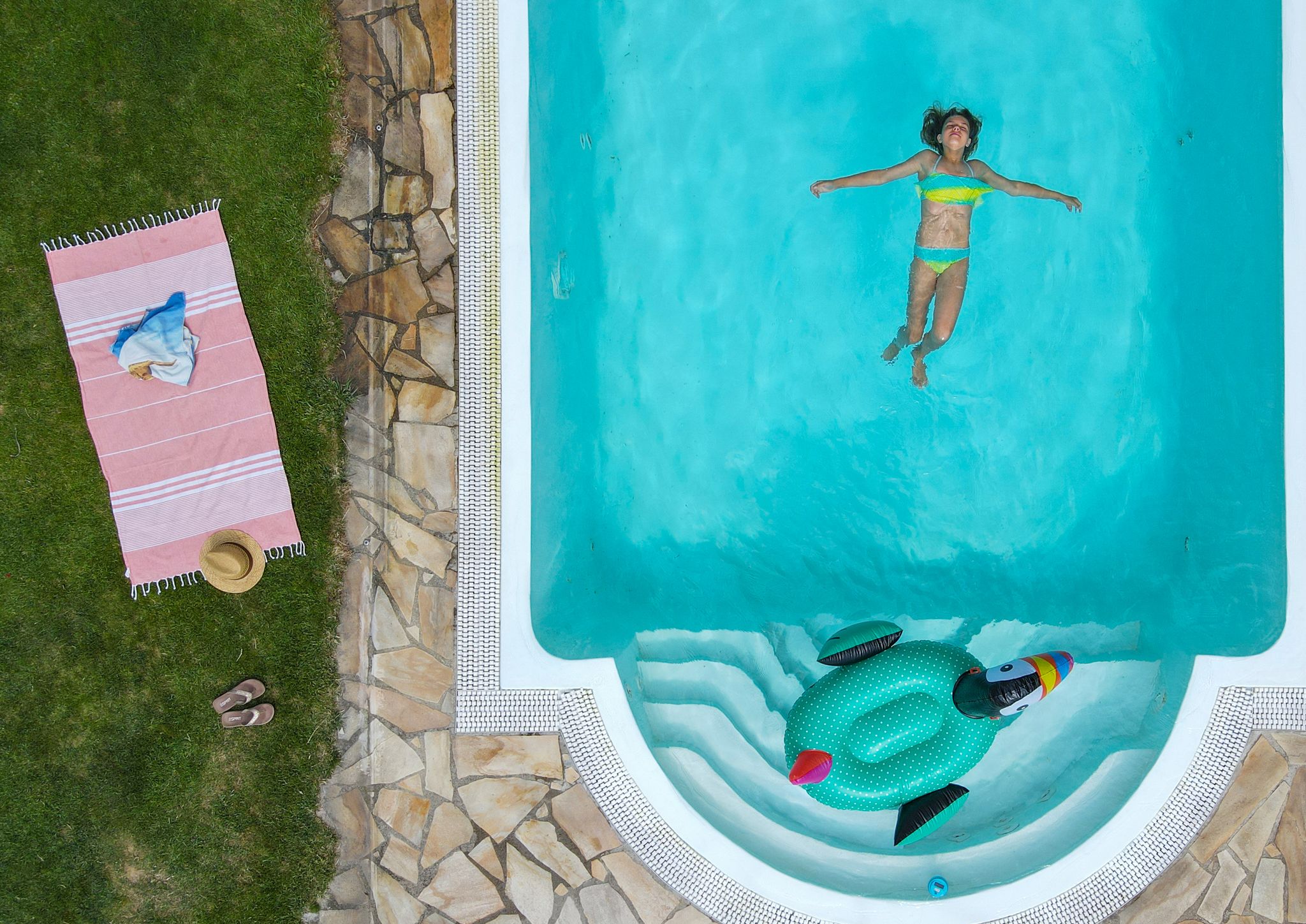 Eigener Pool bei Hausbesitzern im Trend