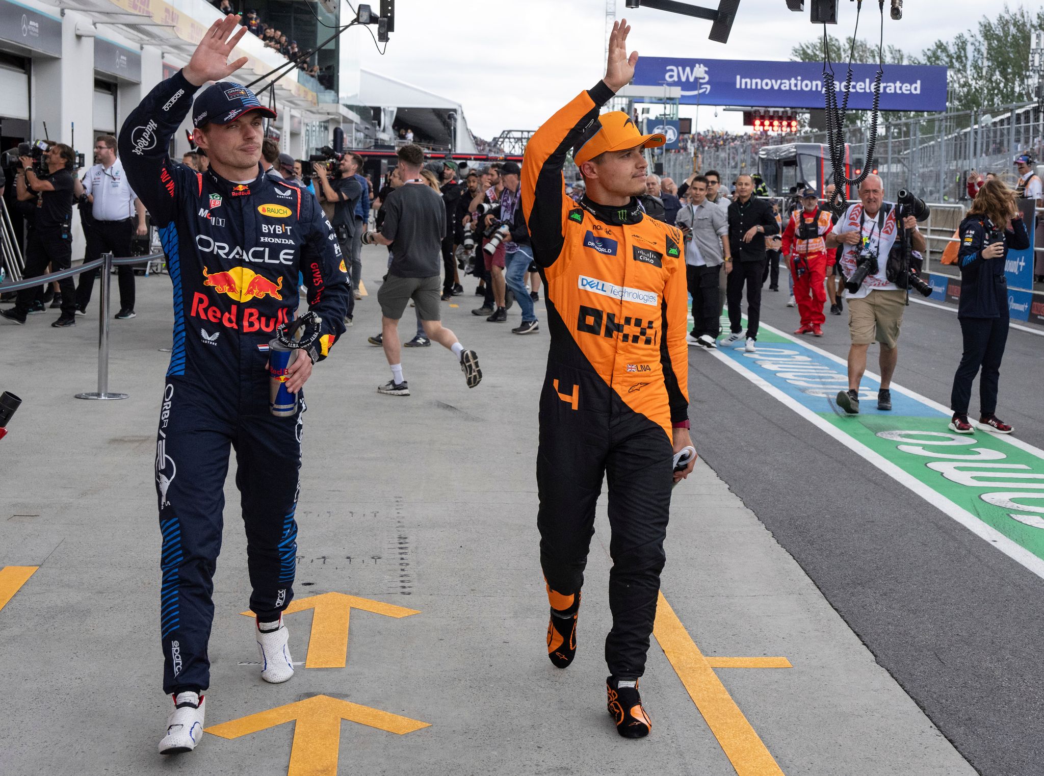 Nächster Zoff vorprogrammiert: Verstappen im Norris-Land