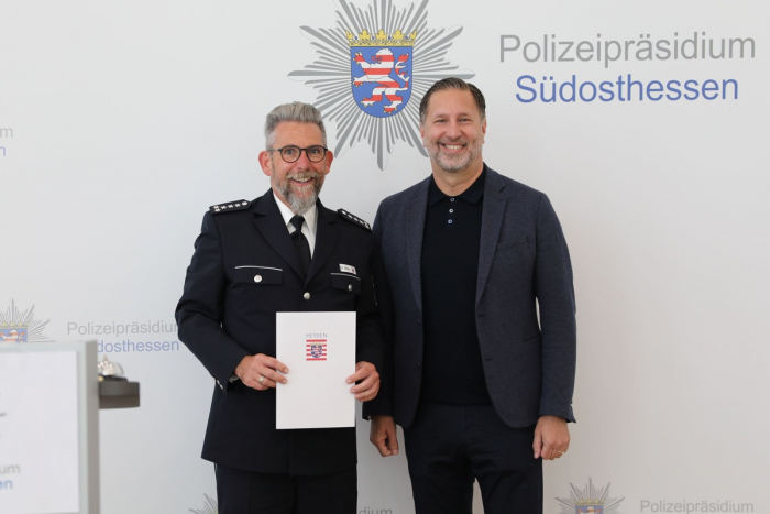 Verabschiedung in den Ruhestand: Polizist Rudolf Neu gibt letztes Statement