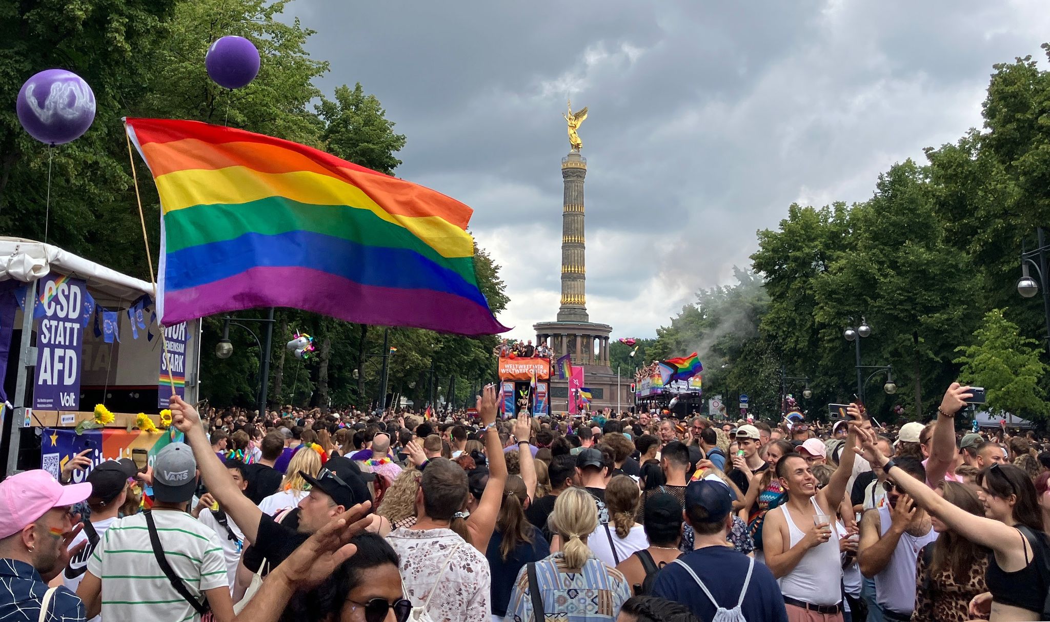Berliner Pride friedlich – Ärger bei «Queers for Palestine»