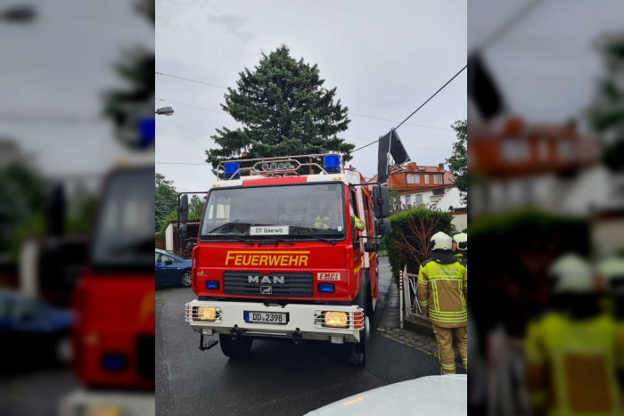 Innere Altstadt: Gewitter und Sturmböen in Dresden