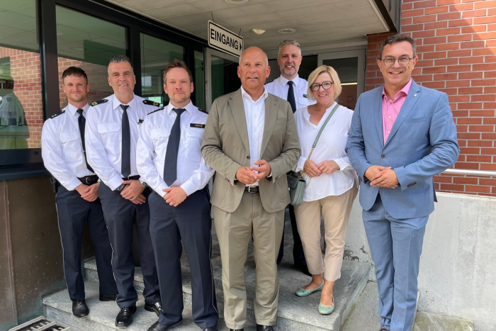 Abtsteinach: Innenminister besucht Polizeidirektion Bergstraße