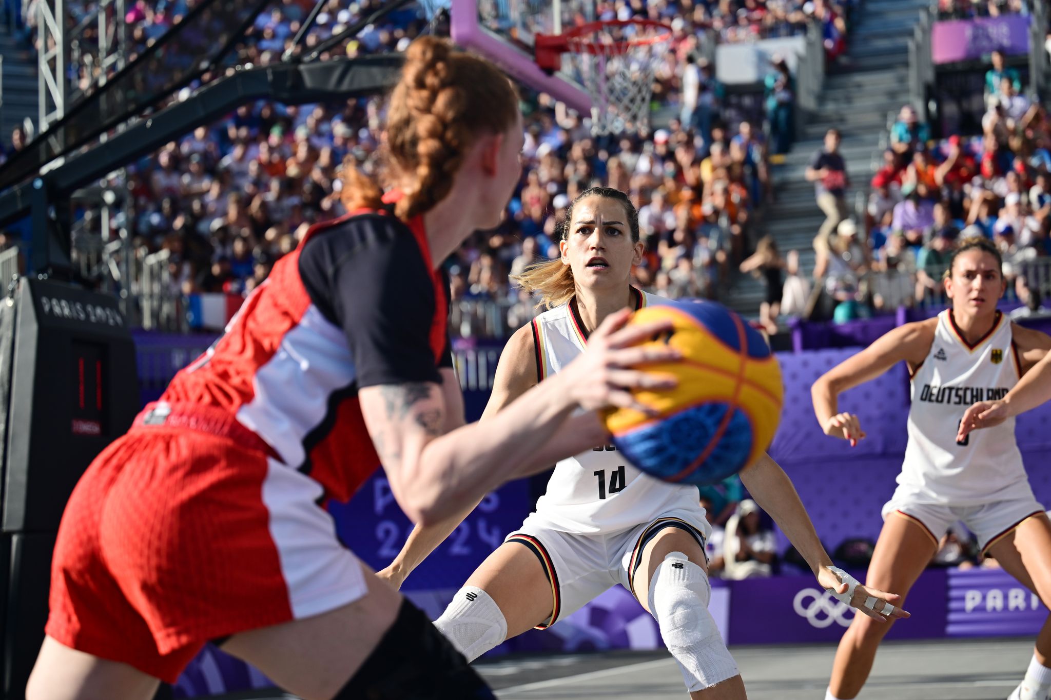Deutschlands 3×3-Basketballerinnen sensationell im Olympia-Finale