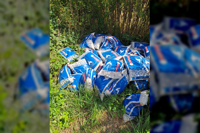 Kollow: Illegal entsorgter Vogelsand – Zeugenaufruf