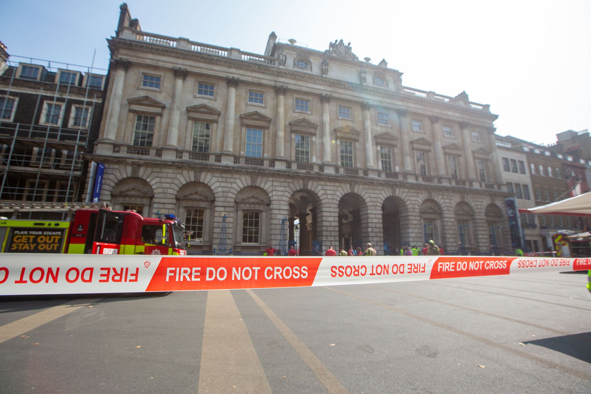 Aufatmen in London: Brand in Somerset House eingedämmt