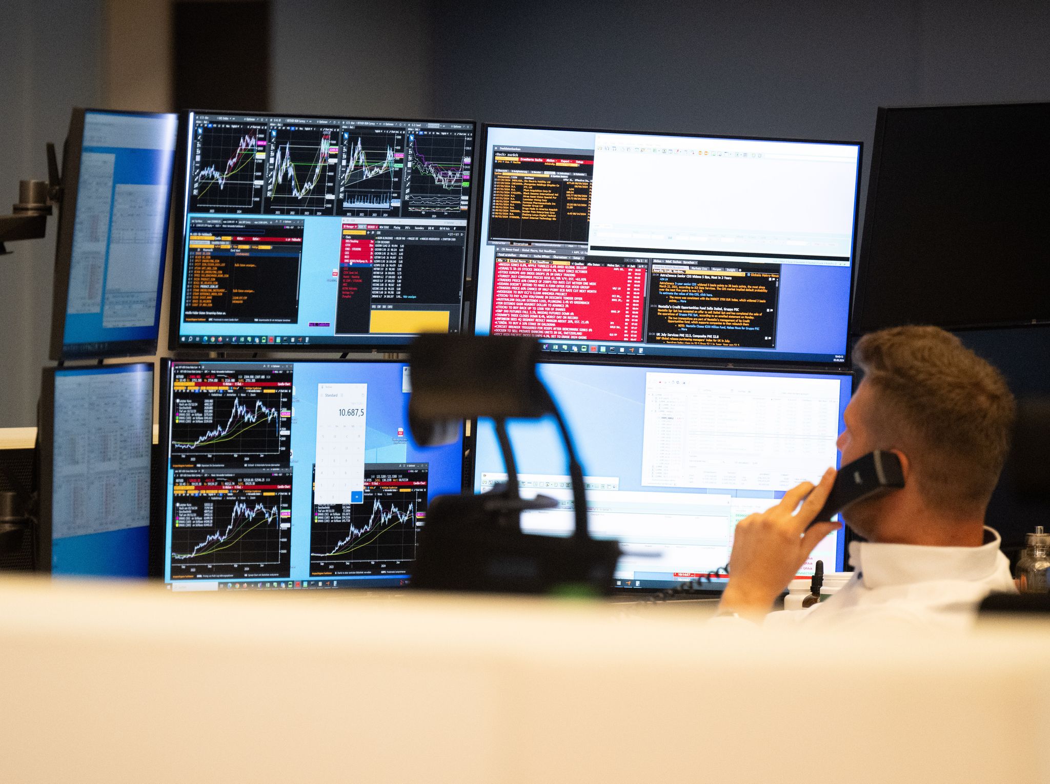 Anleger in Panik: Börsen weltweit im freien Fall