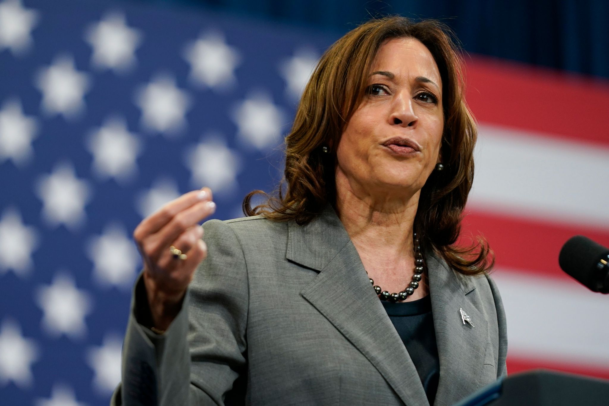 Verstärkt Fake News über Kamala Harris im Umlauf