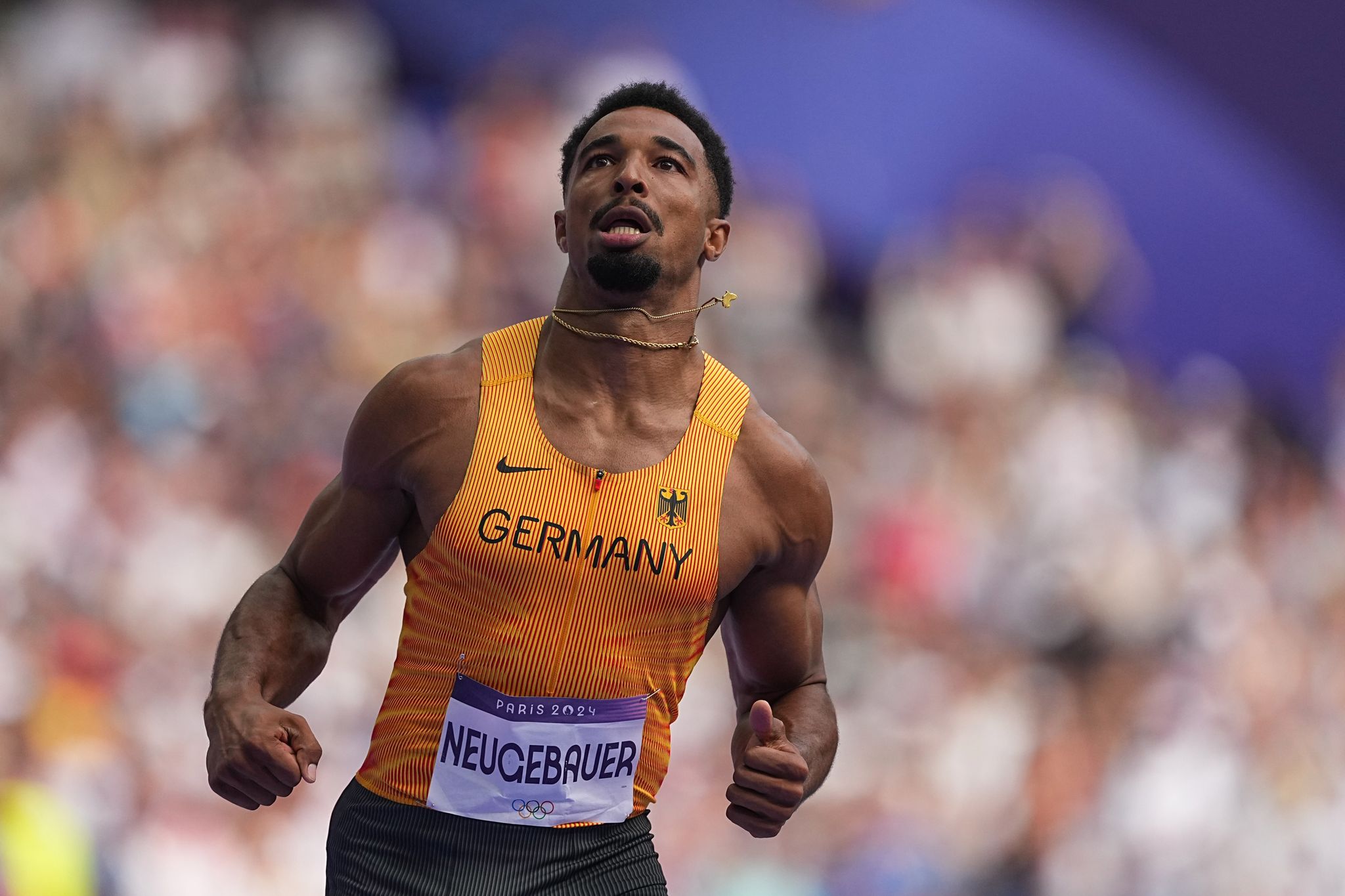 Neugebauer nach 100 Metern auf Platz 13 – Steinforth Dritter