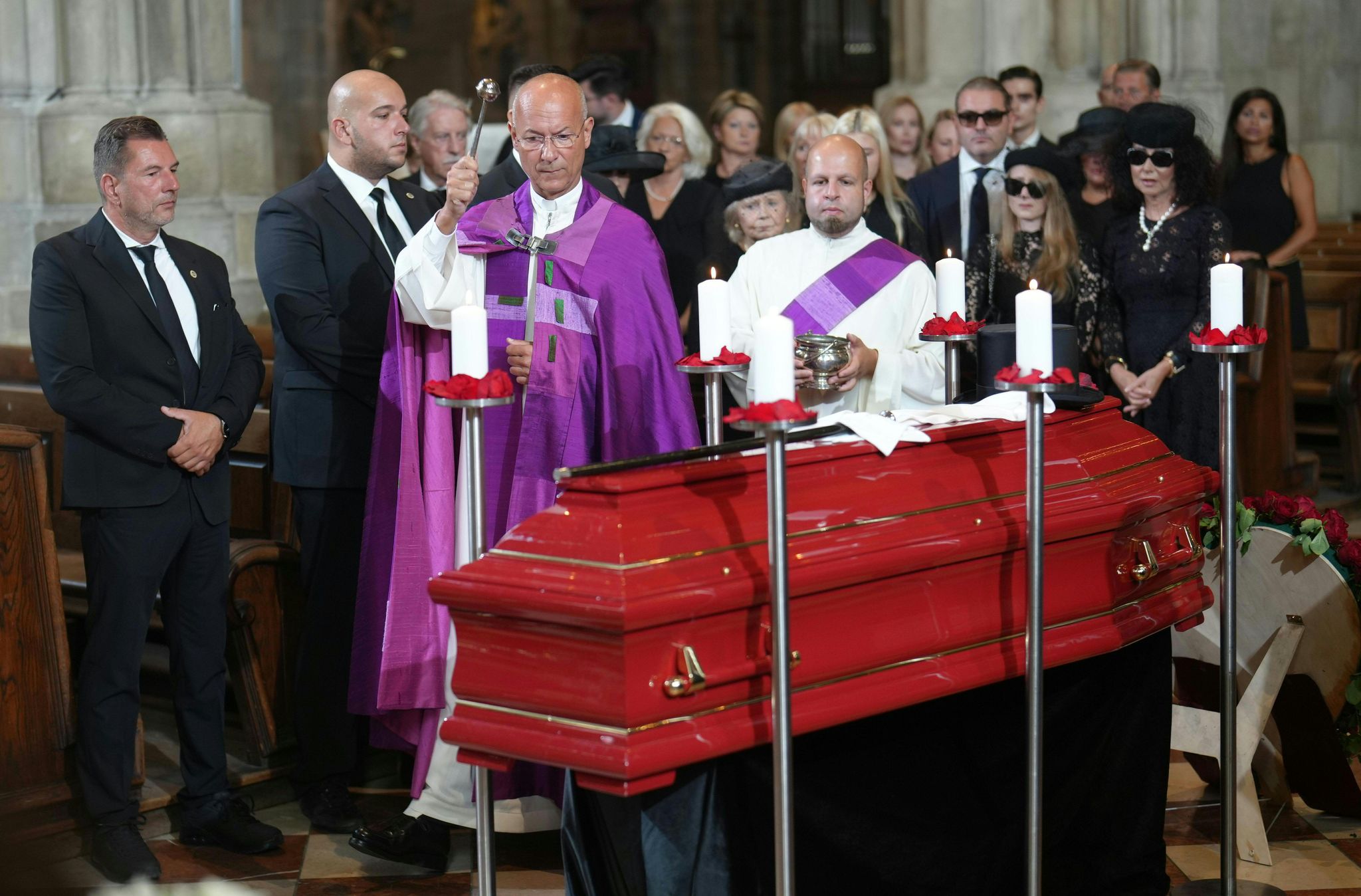 Abschied von Richard Lugner im Stephansdom in Wien