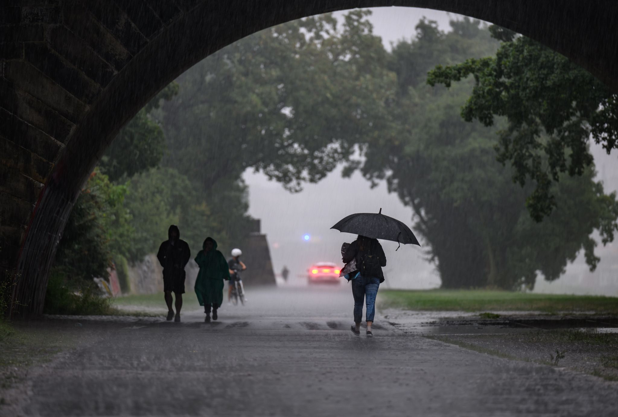 Gewitter und Starkregen in Sachsen