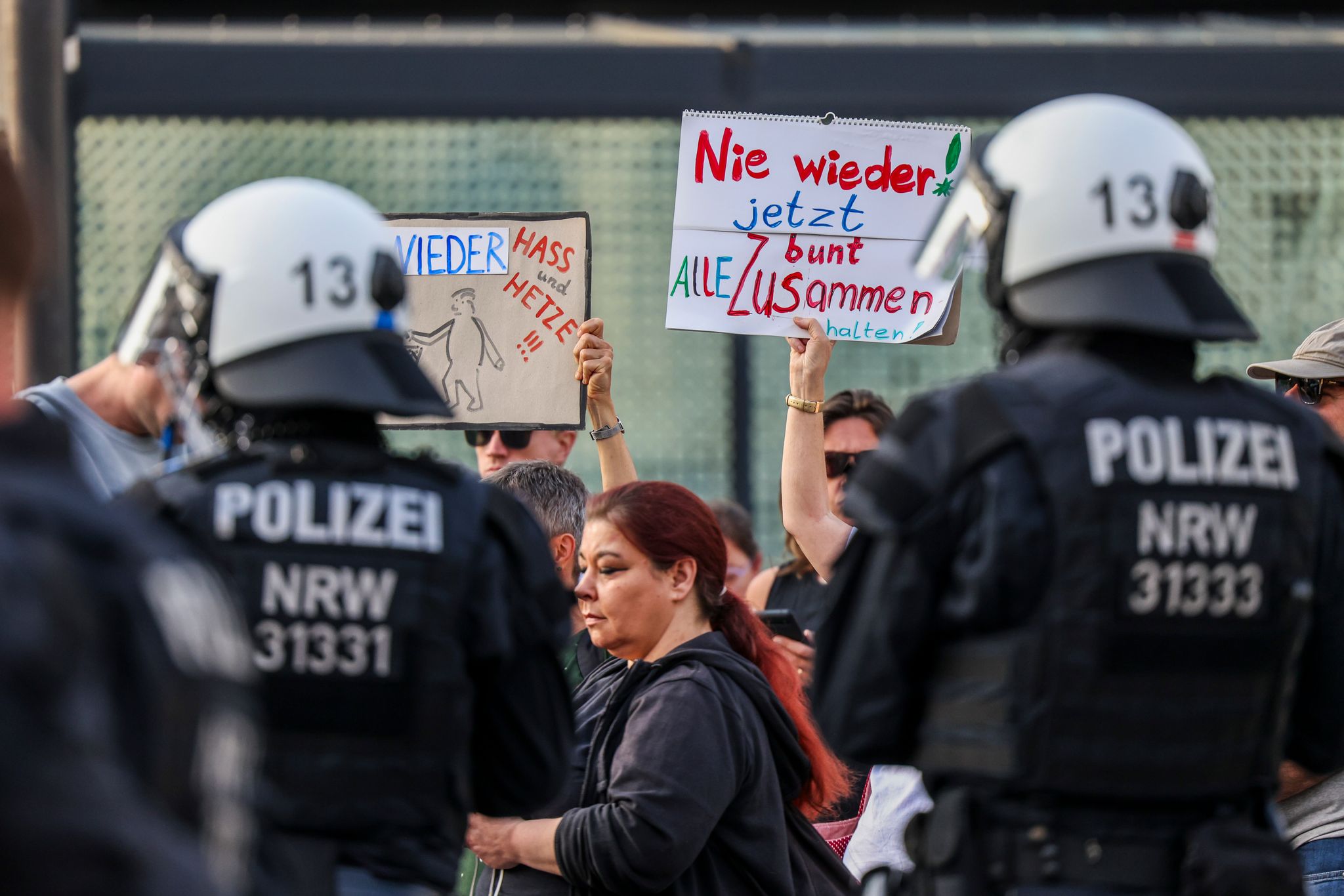 Demonstrationen nach Anschlag in Solingen