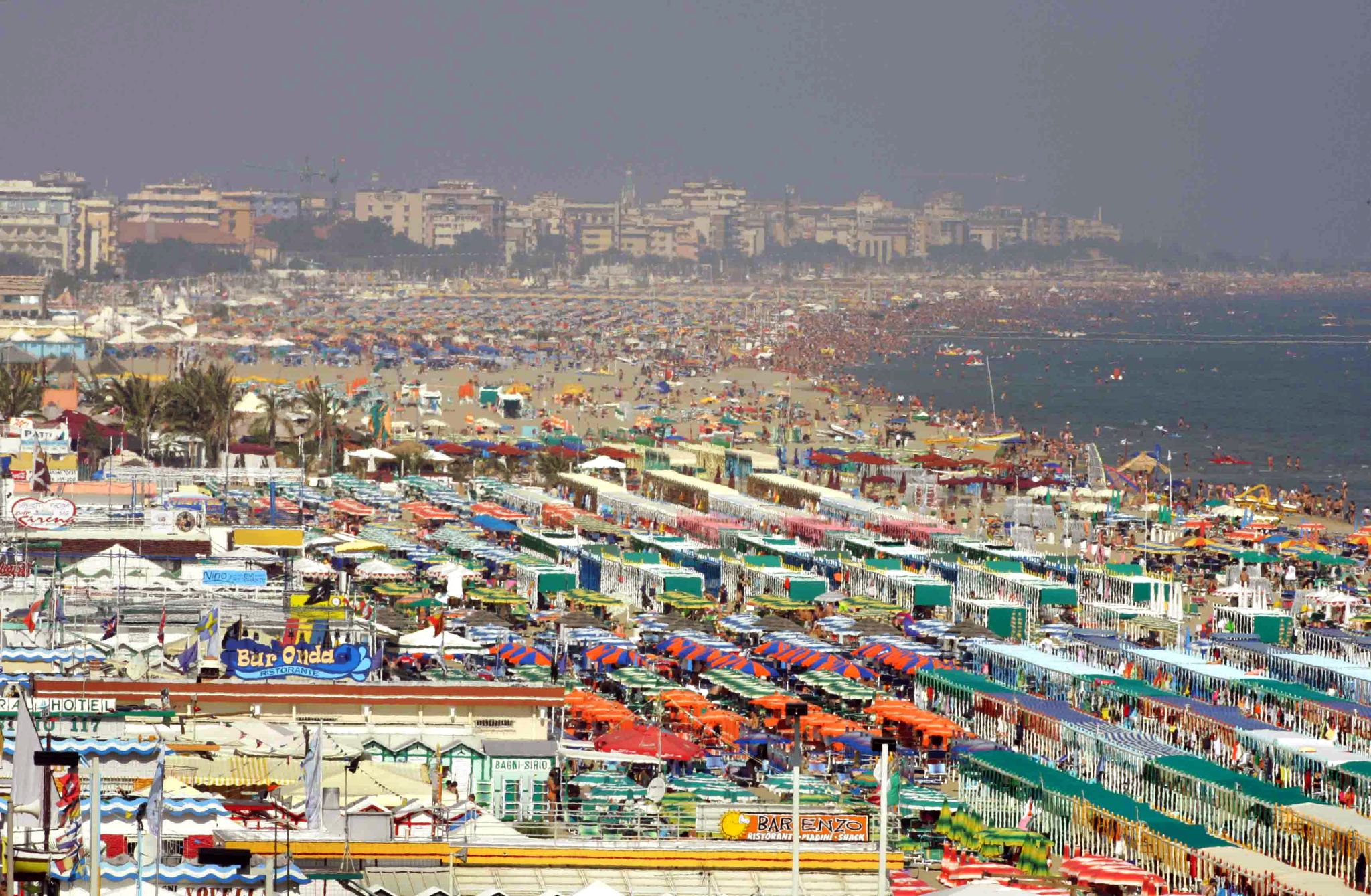 Streik der Sonnenschirme in Italien